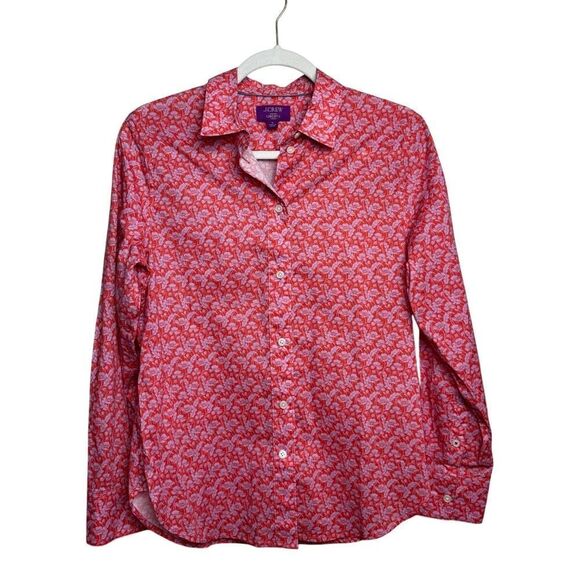 J. Crew Slim-fit Shirt in Liberty® Toutouayette Fabric Women's Sz. 6 - Picture 2 of 5